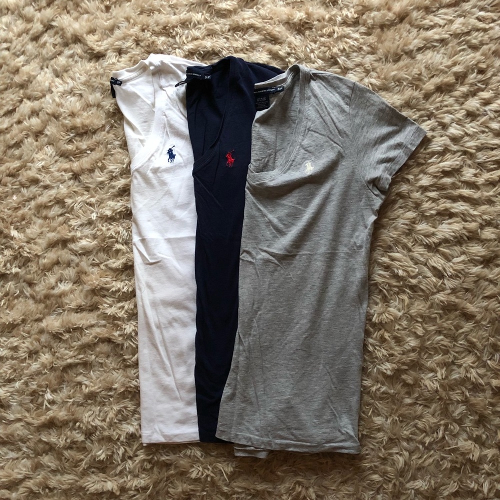 Ralph Lauren V-neck Tee Bundle